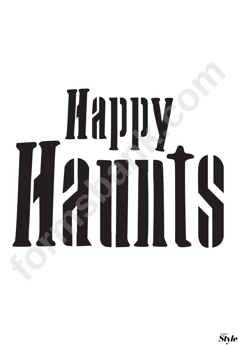 Happy Haunts Poster Template