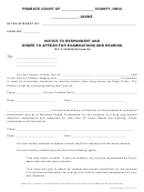 Ohio Probate Form - Notice To Respondent And Order To Appear For Examinations And Hearing