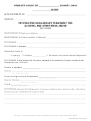 Form 26.0 - Petition For Involuntary Treatment For Alcohol And Other Drug Abuse