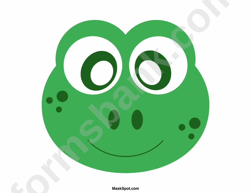 Frog Mask Template