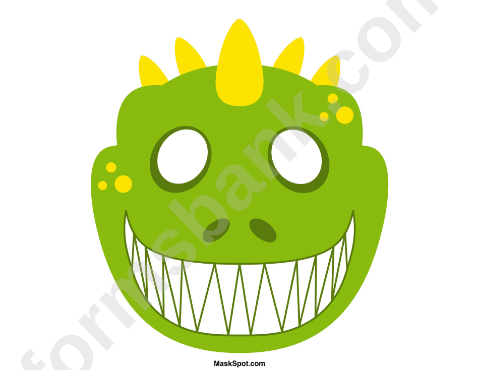 Dinosaur Mask Template Printable Pdf Download