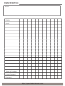 Data Collection For Monitoring Individual Education Plan Success Template