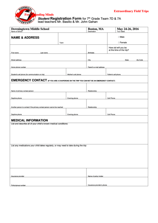 Ready Registration Form