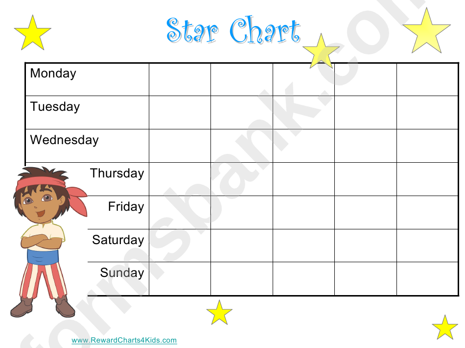 Diego Star Chart