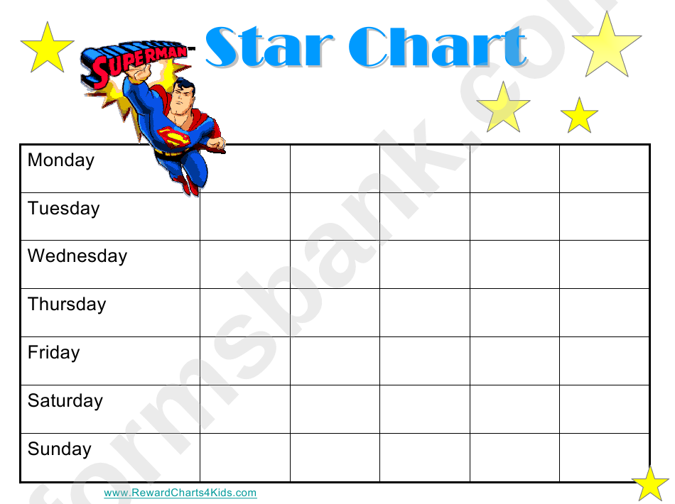 Superman Star Chart