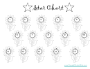 Star Chart With Flowers
