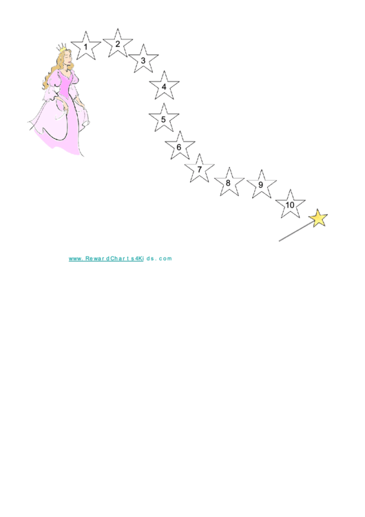 Princess Star Chart Printable pdf