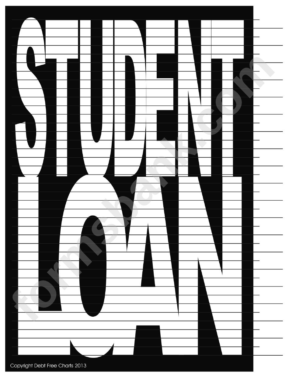 Student Loan Payoff Chart printable pdf download