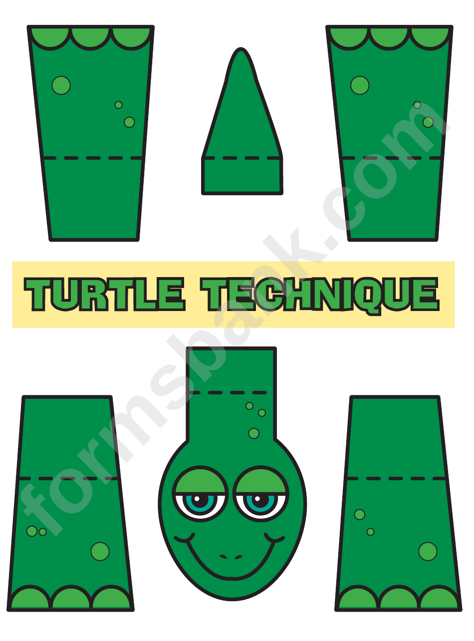 Green Turtle Template