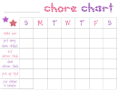 Kids Chore Chart - Pink And Purple
