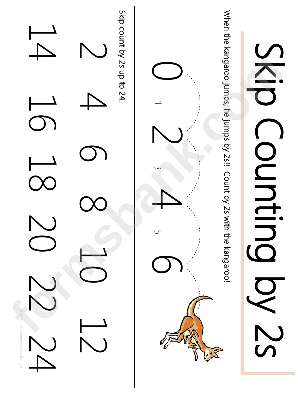 Skip Counting Charts Printable Pdf Download