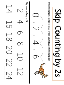 Skip Counting Charts Printable pdf