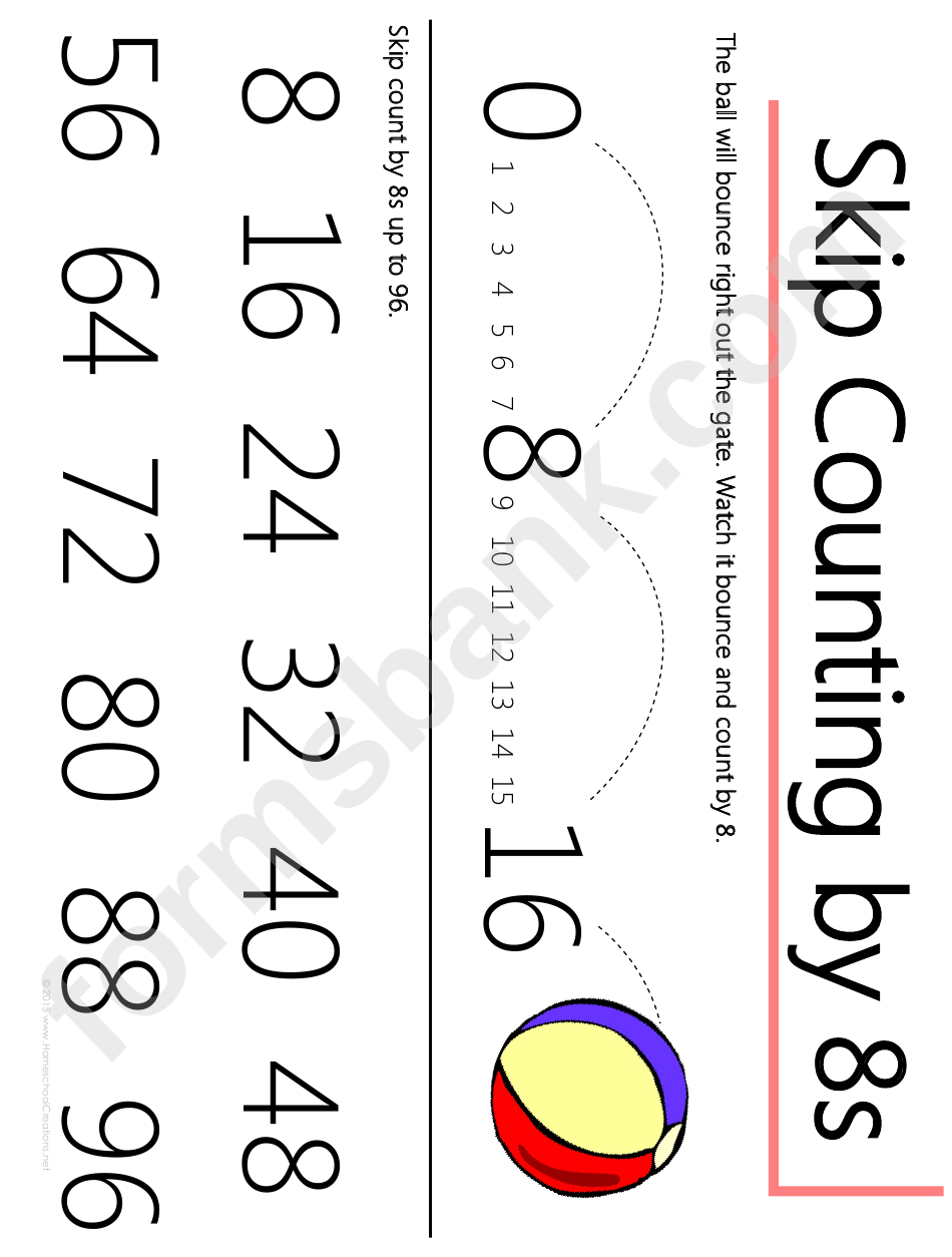 Skip Counting Charts