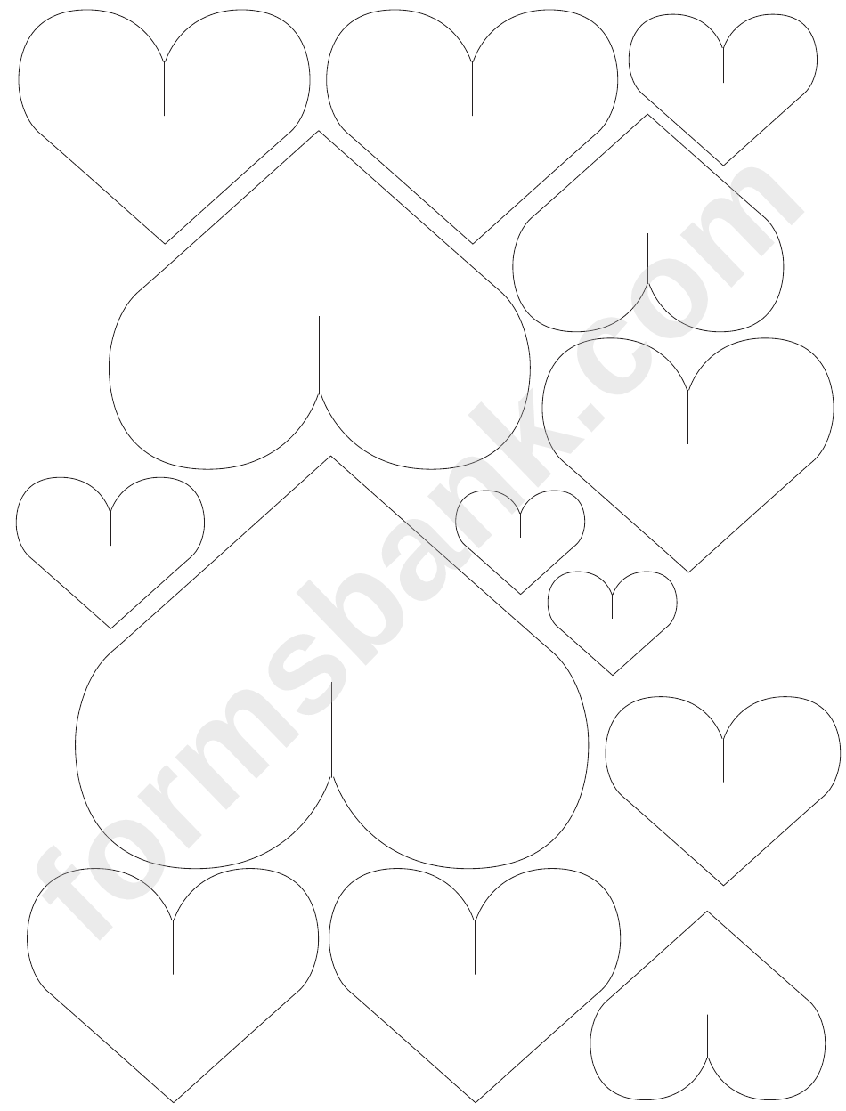 Heart Cut-Out Templates