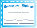Homeschool High School Diploma Template