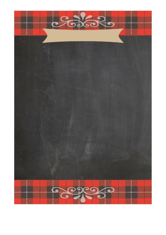 Diy Chalkboard Christmas Flyer Template Printable pdf
