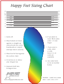 Happy Feet Footwear Sizing Chart