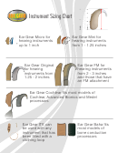Ear Gear Instrument Sizing Chart