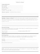 Outline For A Resume