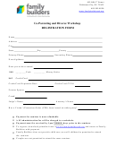 Co-parenting Through Divorce Registration Form - Family Builders