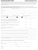 Second National Bank Donation Request Form