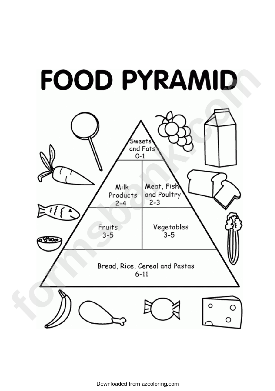 Food Pyramid Chart Printable Pdf Download