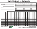 Daily Medication Schedule