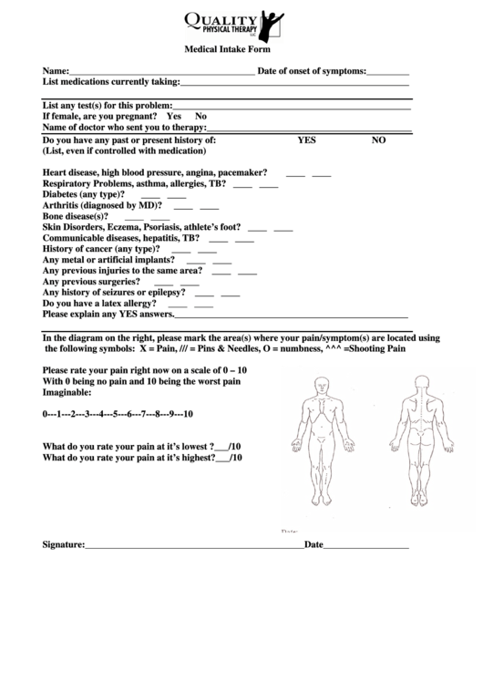 Medical Intake Form
