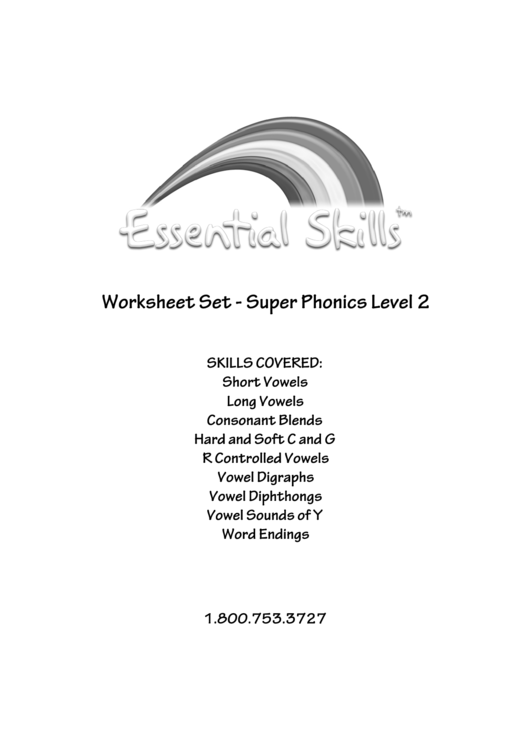 Worksheet Set - Super Phonics Printable pdf