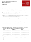 Twelfth Grade College Planning Check-List - Collegiate Scholars Printable pdf