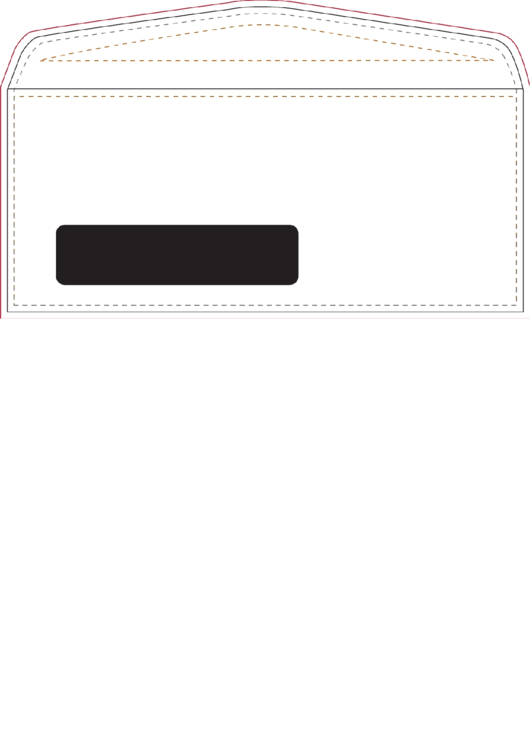 address template for window envelope