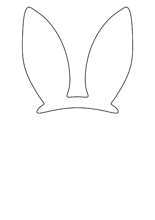 Easter Bunny Ears Template