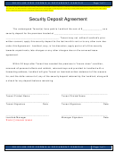 Security Deposit Agreement