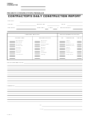 Contractor's Daily Construction Report