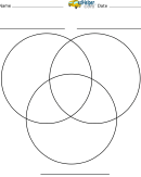3-circle Venn Diagram Template