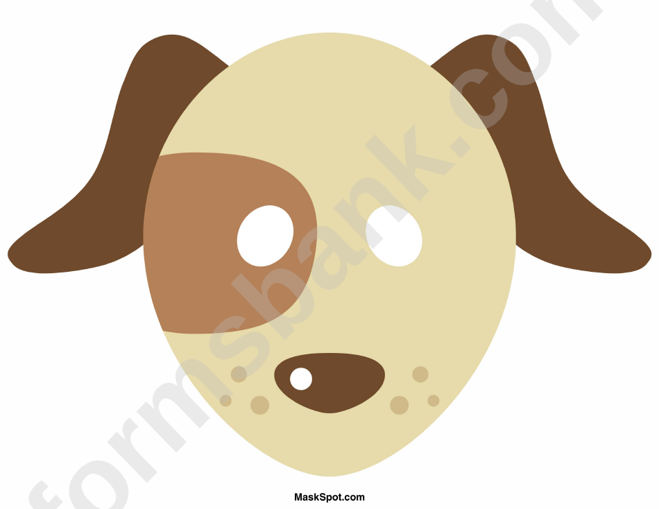 Dog Mask Template
