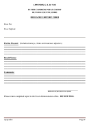 Mediation Report Form