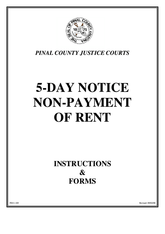 5 Day Notice Form