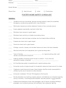 Foster Home Safety Checklist Template