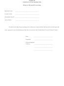 Form 3b - Certificate Of Reporter