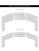 The Concert Hall Seating Chart Template