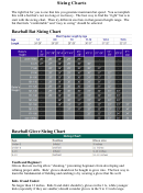 Baseball Bat And Glove Sizing Chart