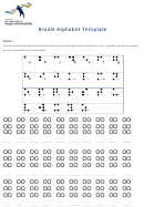 Braille Alphabet Template