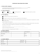 Company Registration Form Printable pdf