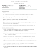 Medical Receptionist Job Description Printable pdf