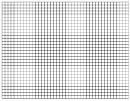 8.5 X 11 Graph Paper Template - Landscape