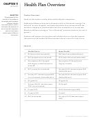 Health Plan Overview Printable pdf