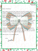 Naughty Or Nice Santa Letter Template