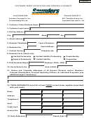 Customer Credit Application Form And Personal Guaranty
