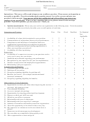 Staff Satisfaction Survey Printable pdf